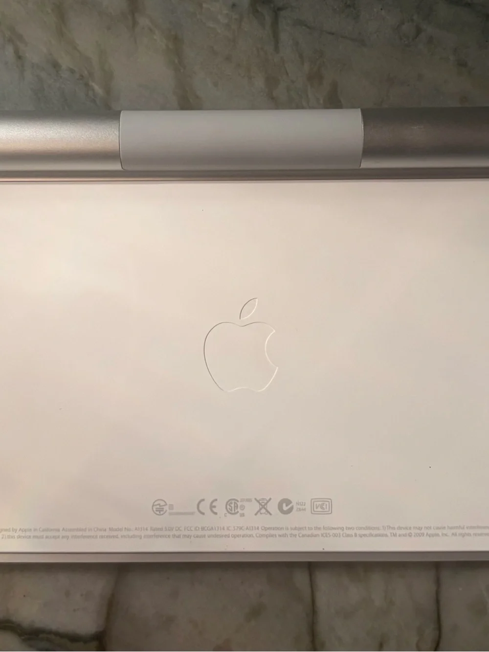 Apple Compact Aluminum Keyboard in Silver and White